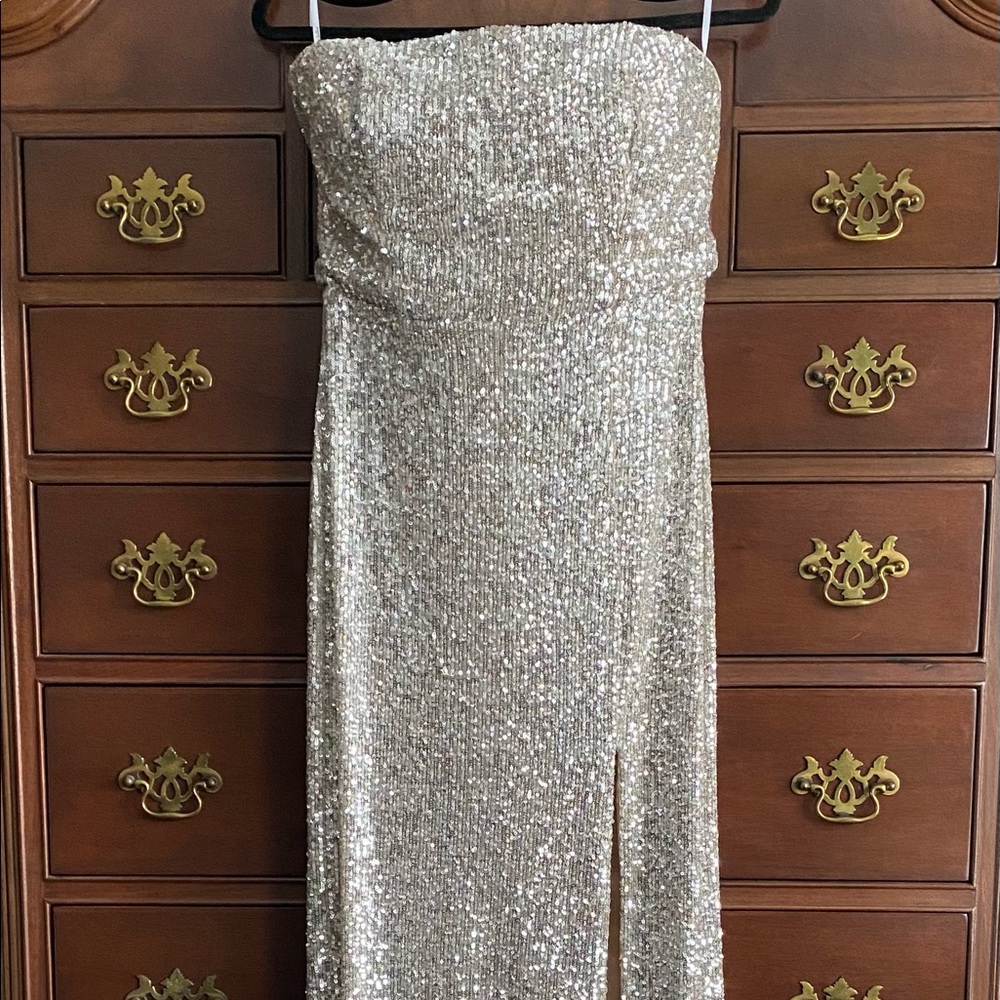 Stunning Lavish Lover Sequin Gown by Lulus - Picture 2 of 10